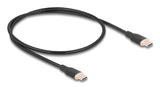 DeLOCK 81237 USB-kabel USB 2.0 0,5 m USB C 0,48 Gbit/sek. 60 W Sort