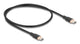 DeLOCK 81237 USB-kabel USB 2.0 0,5 m USB C 0,48 Gbit/sek. 60 W Sort