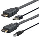 Vivolink PROHDMIUSBAB4 videokabel adapter 4 m Sort