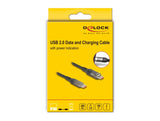 DeLOCK 85409 USB-kabel USB 2.0 2 m USB C 0,48 Gbit/sek. 100 W Sort