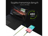 Green Cell KABGCSET06 Lightning kabel 2 m Sort