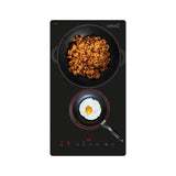 CATA TD 3002 BK Sort Indbygget 29 cm Keramisk 2 zone(s)