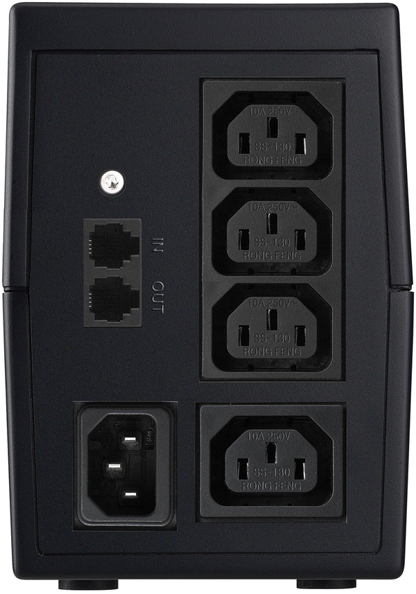 PowerWalker VI 850SE LCD/IEC UPS-enhed Interaktivt indgangsstik 0,85 kVA 480 W 4 AC stikkontakt(er)