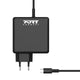 Port Designs 900097B-EU oplader til mobil enhed Smartphone, Tablet Sort Vekselstrøm Hurtig opladning Indendørs