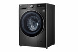 LG F6WV710P2S vaskemaskine Front-læsning 10,5 kg 1600 rpm Sort, Rustfrit stål