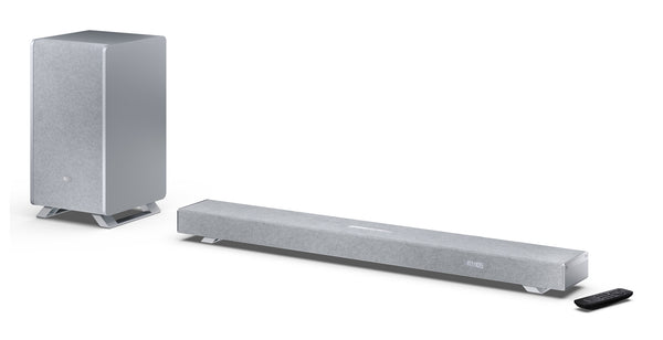 Sharp HT-SBW53121(SL) SoundBar højttaler Sølv 3.1.2 kanaler 182 W