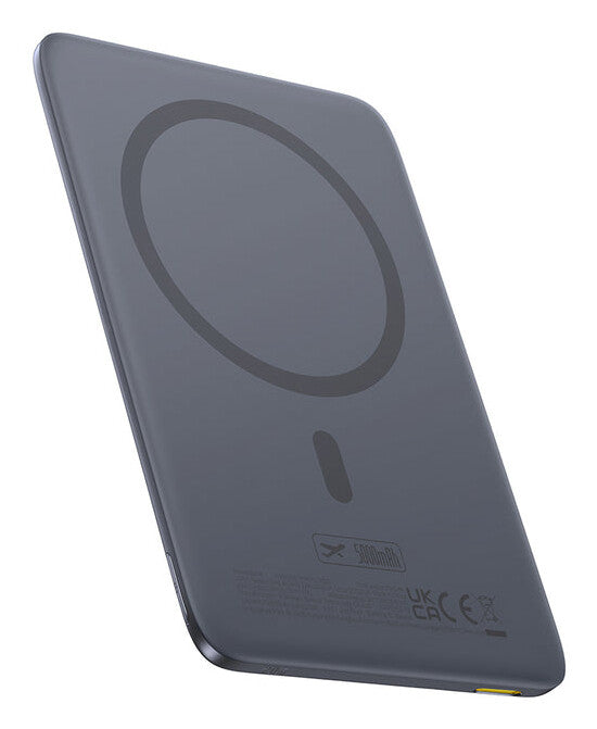 Baseus PicoGo Ultra-Slim 5000 mAh Trådløs opladning Grå