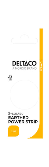 Deltaco Outlet 3xCEE 7/3 1xCEE 7/7 3m white