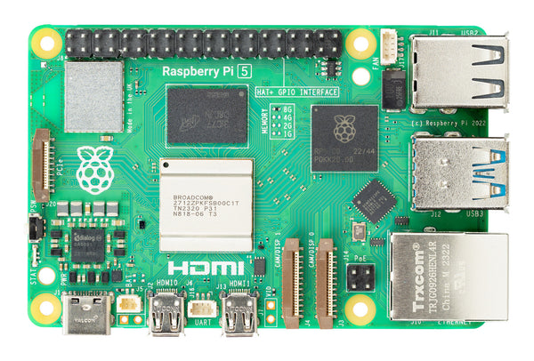 Raspberry Pi 5 udviklingsboard Arm Cortex-A76 2400 MHz