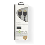 Nedis CVBW34000AT05 HDMI-kabel 0,5 m HDMI Type A (Standard) Anthracit