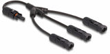 DeLOCK 88225 kabelsplitter eller -samler Kabelfordeler Sort
