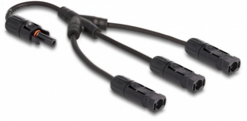 DeLOCK 88225 kabelsplitter eller -samler Kabelfordeler Sort