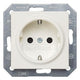 Siemens 5UB1518 stikkontakt Type F Hvid
