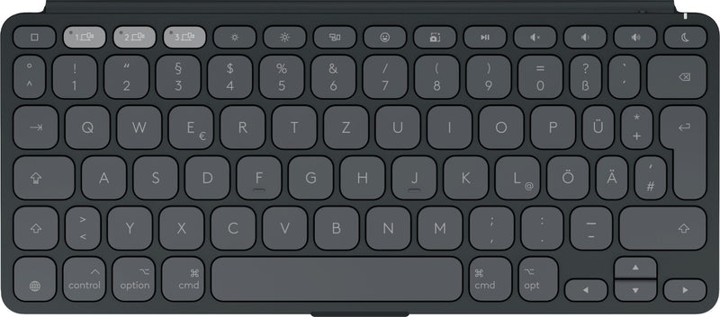 Logitech 920-013004 tastatur til mobil enhed QWERTZ Tysk Bluetooth Grafit
