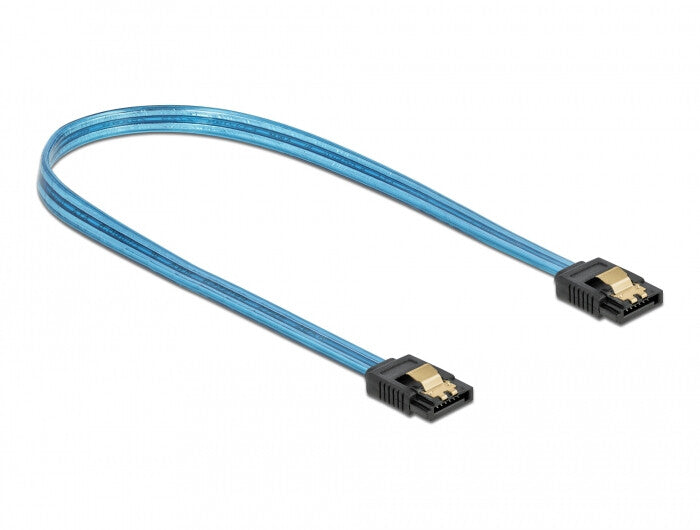 DeLOCK 82133 SATA-kabel 0,7 m SATA 7-pin Blå