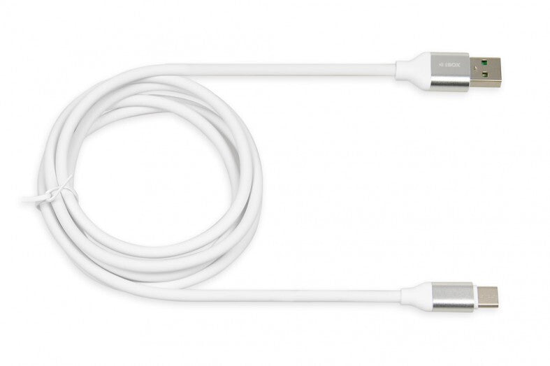 iBox IKUMTCWQC USB-kabel USB 2.0 1,5 m USB A USB C 0,48 Gbit/sek. Hvid