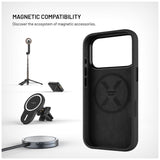 FIXED MagFlow mobiltelefon etui 16 cm (6.3") Cover Sort