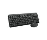 Logitech ERGO MK250 Combo tastatur Mus inkluderet Universel RF trådløs + Bluetooth AZERTY Fransk Grafit