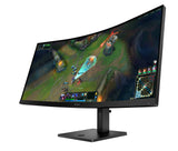 HP OMEN LCD 34c G2 curved VA 34 86,4 cm WQHD 3440x1440 1ms 185 Hz 400 nits2xHDMIDPVESA computerskærm 86,4 cm (34") 3440 x 1440 pixel Wide Quad HD Sort