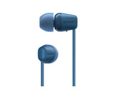 Sony WI-C100 Headset Trådløs I ørerne Opkald/musik Bluetooth Blå
