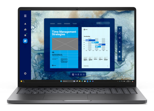 DELL Pro 16 PC16250 Intel Core Ultra 5 225U Laptop 40,6 cm (16") Full HD+ 16 GB DDR5-SDRAM 512 GB SSD Wi-Fi 6E (802.11ax) Windows 11 Pro Sort Nordisk