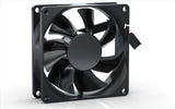 Blacknoise P-1 Computerkølesystem Computerkabinet Ventilator 8 cm Sort 1 stk