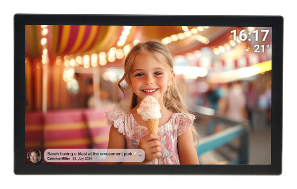 Denver PFF-3260 digital fotoramme Sort 81,3 cm (32") Berøringsskærm Wi-Fi