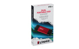Kingston Technology 512GB Dual USB-A/C Portable SSD, Up to 1050MB/s USB 3.2 Gen 2