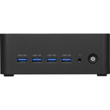 MSI Cubi AI 8M-008BEU USFF Sort 8645HS AMD SoC 5 GHz Indbyggede højttaler(e)
