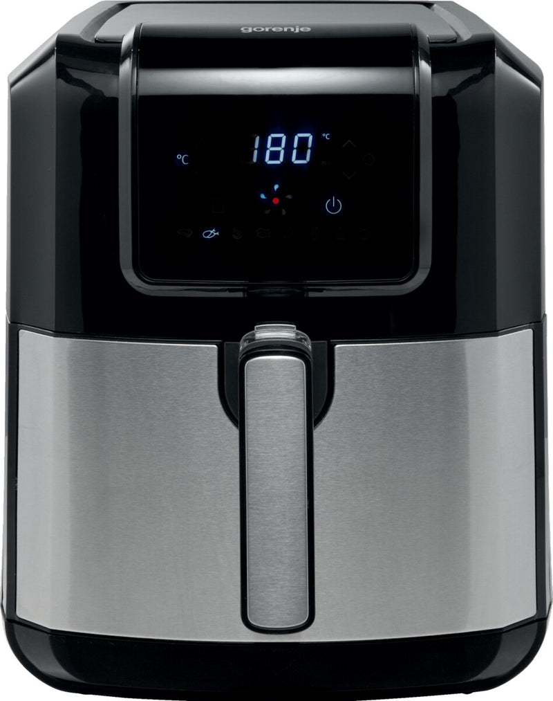Gorenje AF1700DB Enkelt 5 L Indbygget 1700 W Varmluftsteger Sort, Metallic
