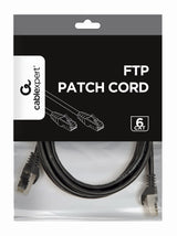 Gembird Patch Cord Cat.6 UTP 2m netværkskabel Sort Cat6 U/UTP (UTP)