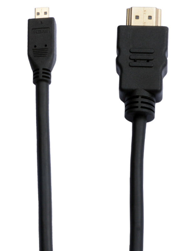 Prokord HD2HD2M-LSZH HDMI-kabel 2 m HDMI Type A (Standard) HDMI Type D (Micro) Sort