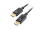 Lanberg CA-DPDP-10CC-0018-BK DisplayPort kabel 1,8 m Sort