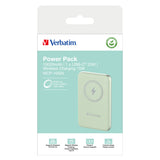 Verbatim Charge 'n' Go Lithium polymer (LiPo) 10000 mAh Trådløs opladning Grøn