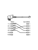 Goobay 50940 telefonkabel 10 m Sort