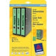 Avery Border Binder Labels, Green 38 x 297mm (20)