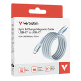 Verbatim 31852 USB-kabel USB 2.0 1,2 m USB C 0,48 Gbit/sek. 60 W Blå