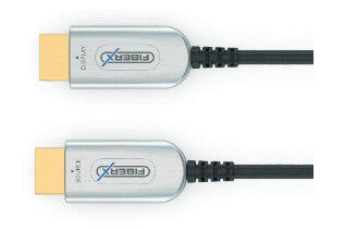 FiberX FX-I350-030 HDMI-kabel 30 m HDMI Type A (Standard) Sort, Sølv