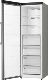 Gorenje G600 Fritstående fryseskab med Smart KitchenFit design, der giver et integreret udtryk uden at gå på kompromis med plads. Multiflow 360° og NoFrost Plus sikrer jævn køling uden afrimning, mens ConvertTotal skifter rummet mellem frysefunktion og kø