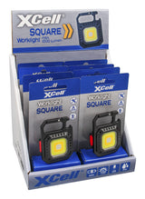 XCell Work Square Sort, Grå Klip lommelygte LED