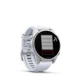 Garmin Fenix 8 3,3 cm (1.3") AMOLED 43 mm Digital 416 x 416 pixel Berøringsskærm Sølv Wi-Fi GPS (satellit)