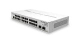 Mikrotik CRS326-24G-2S+IN netværksswitch Administreret Gigabit Ethernet (10/100/1000) Strøm over Ethernet (PoE) Hvid