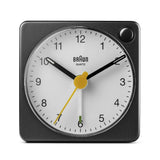 Braun BC02XBW Quartz alarmur Sort, Hvid
