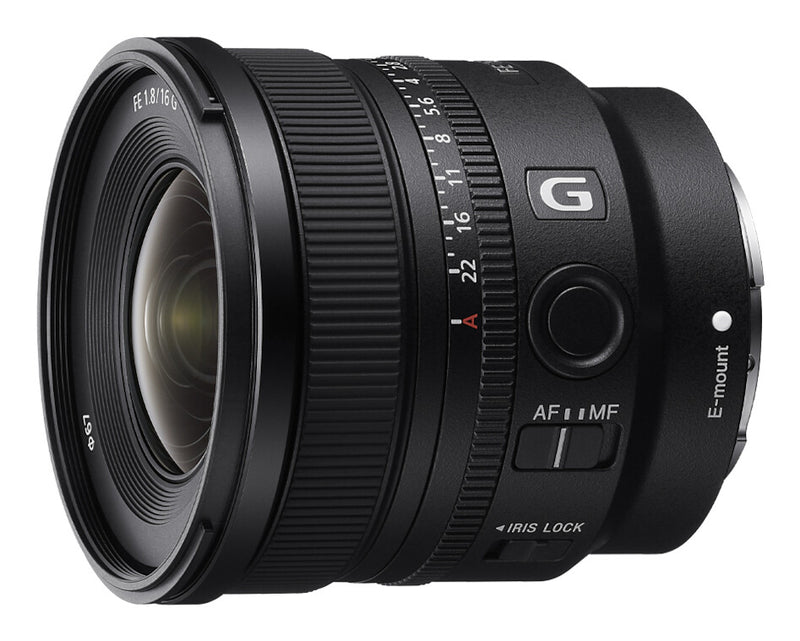 Sony FE 16mm F1.8 G MILC Bredvinklet Sort