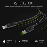 Green Cell KABGC07 Lightning kabel 1 m Sort