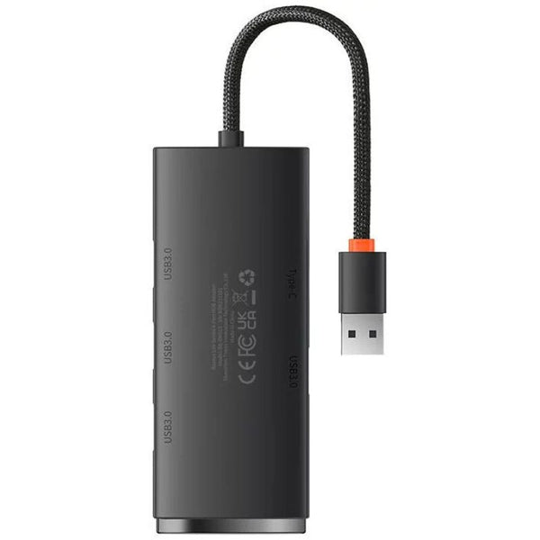 Baseus WKQX030001 interface hub USB 3.2 Gen 1 (3.1 Gen 1) Type-A 5000 Mbit/s Sort