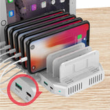 UNITEK Y-2190 ladestation organisator Fritstående Hvid