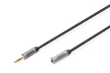 Digitus DB-510210-018-S lydkabel 1,8 m 3.5mm Sort
