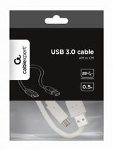 Gembird CCP-USB3-AMCM-W-0.5M USB-kabel 0,5 m USB A USB C 36 W Hvid