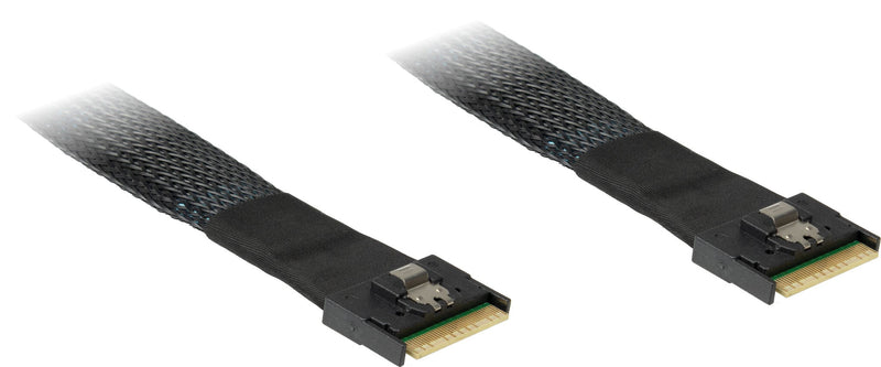 Inter-Tech SFF-8654 8i 0,75 m 24 Gbit/sek. Sort